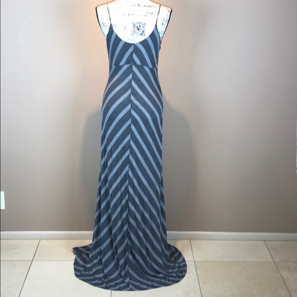Gibson Grey Chevron Maxi Dress - Picture 3 of 4